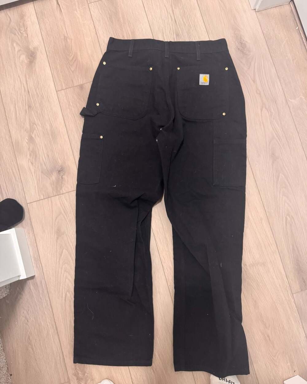 Carhartt Loose Fit B01 Firm Duck Double-Front Utility Work Pant Black - Picture 4 of 4